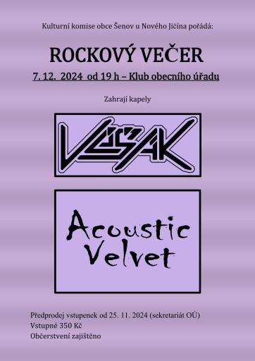 Pozvánka na "Rockový večer"